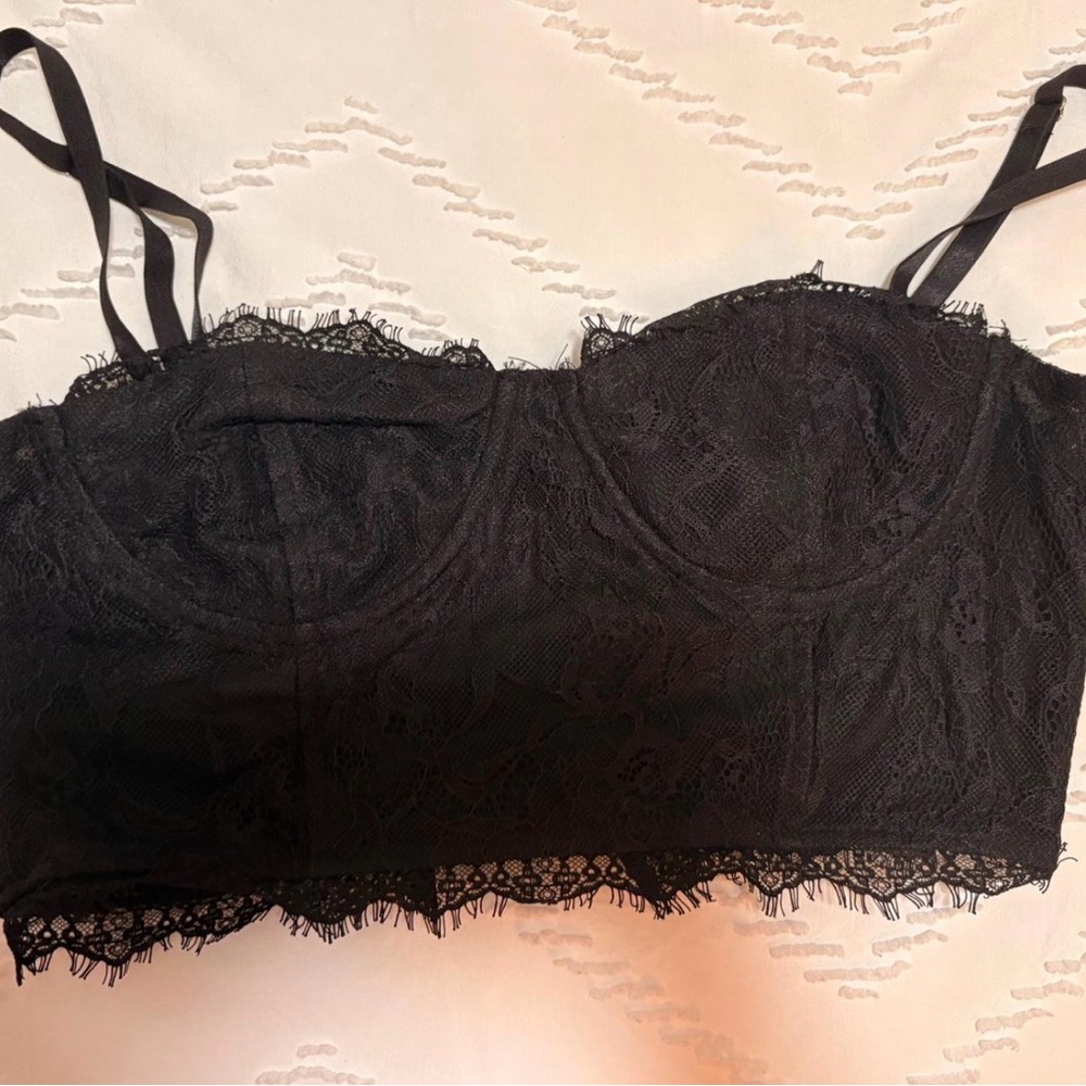 Forever 21 Black Lace Bralette